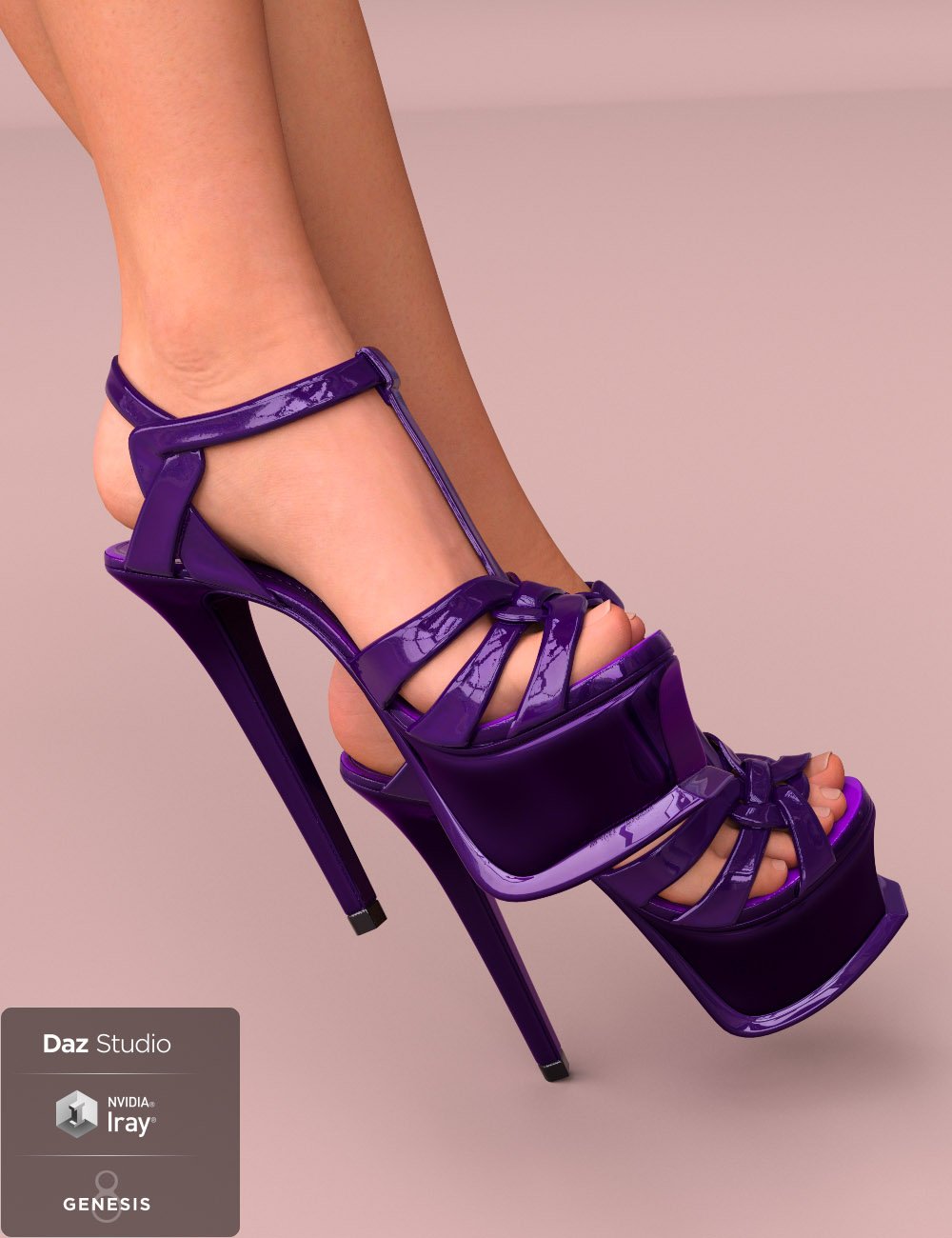 Elin Sandals for Genesis 8 Female(s) | Daz 3D