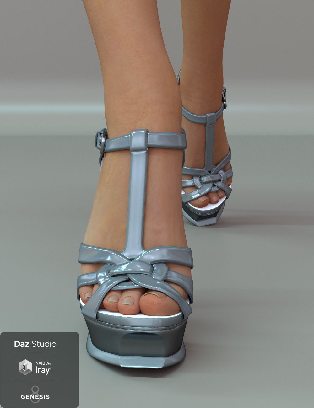 Elin Sandals for Genesis 8 Female(s) | Daz 3D