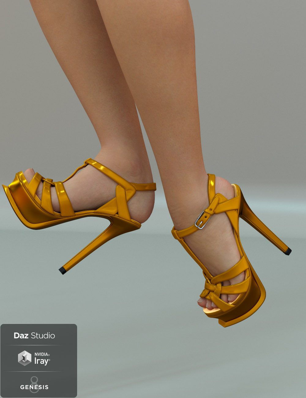 Elin Sandals for Genesis 8 Female(s) | Daz 3D