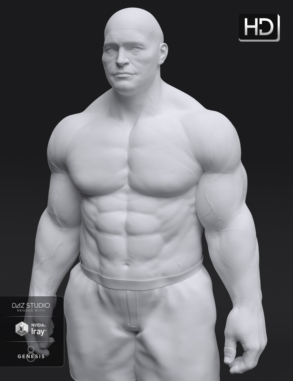 The Brute 8 HD Add-On by: , 3D Models by Daz 3D