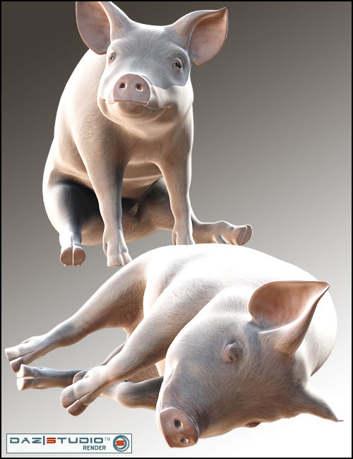 DAZ Piglet DAZ Piglet by: , 3D Models by Daz 3D