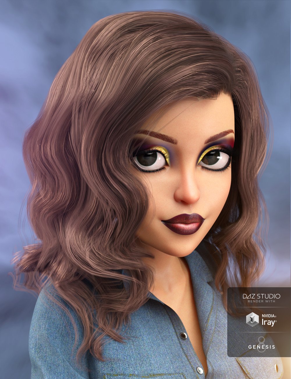 Lana Hair for Genesis 8 and 3 Female(s) Lana Hair for Genesis 8 and 3 Female(s) by: 3DCelebrity, 3D Models by Daz 3D