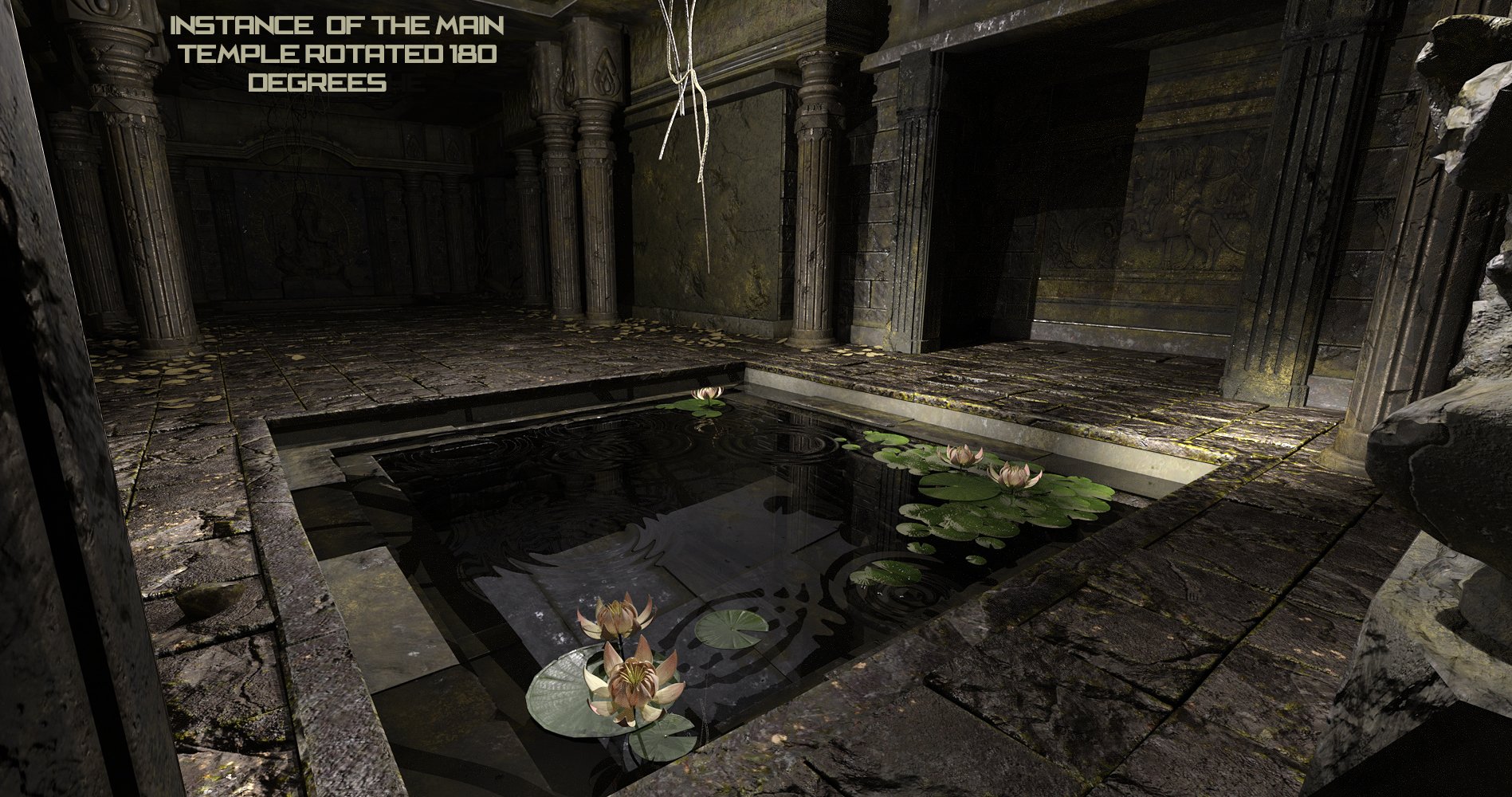 Jungle Water Temple Jungle Water Temple by: The AntFarm, 3D Models by Daz 3D