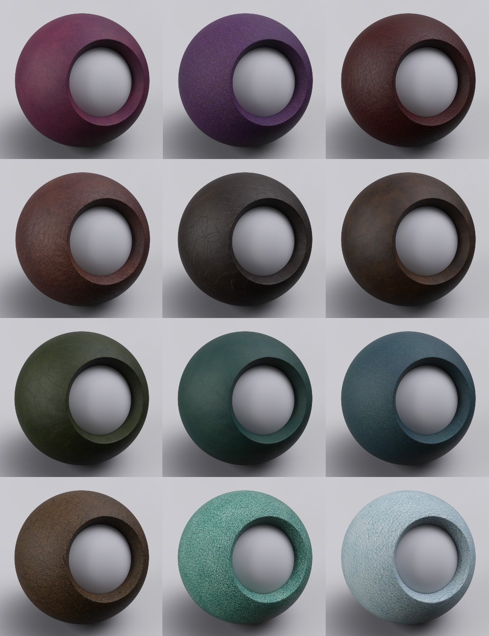 Leather and Gems Iray Shaders by: JGreenlees, 3D Models by Daz 3D