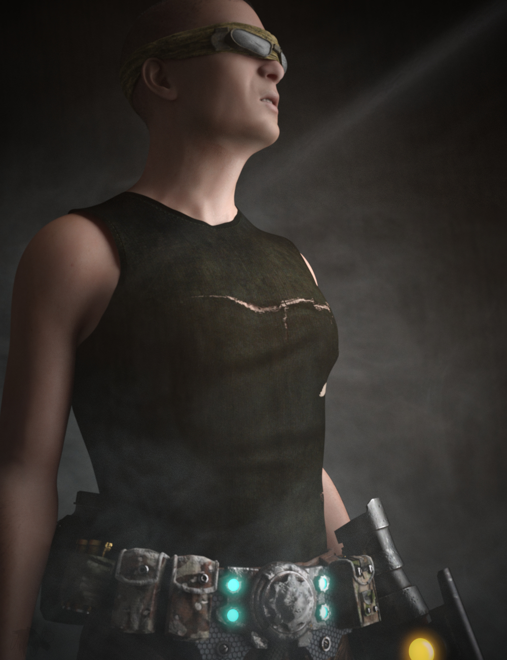 Cain for Genesis 3 and 8 Male by: ImagineX, 3D Models by Daz 3D