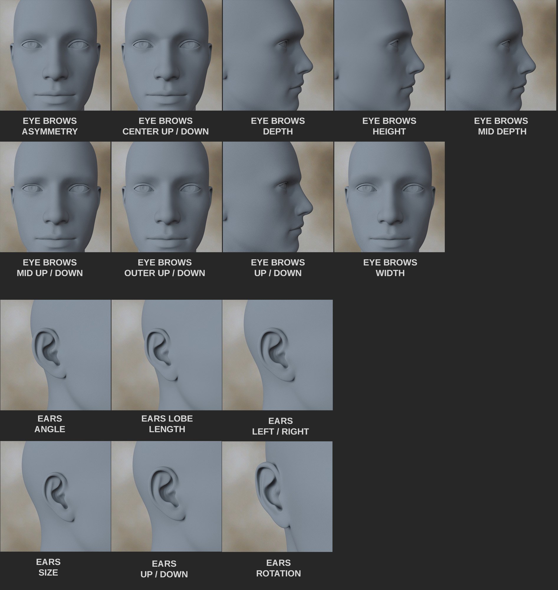 Face Morph Kit for Genesis 8 Male Face Morph Kit for Genesis 8 Male by: SF-Design, 3D Models by Daz 3D