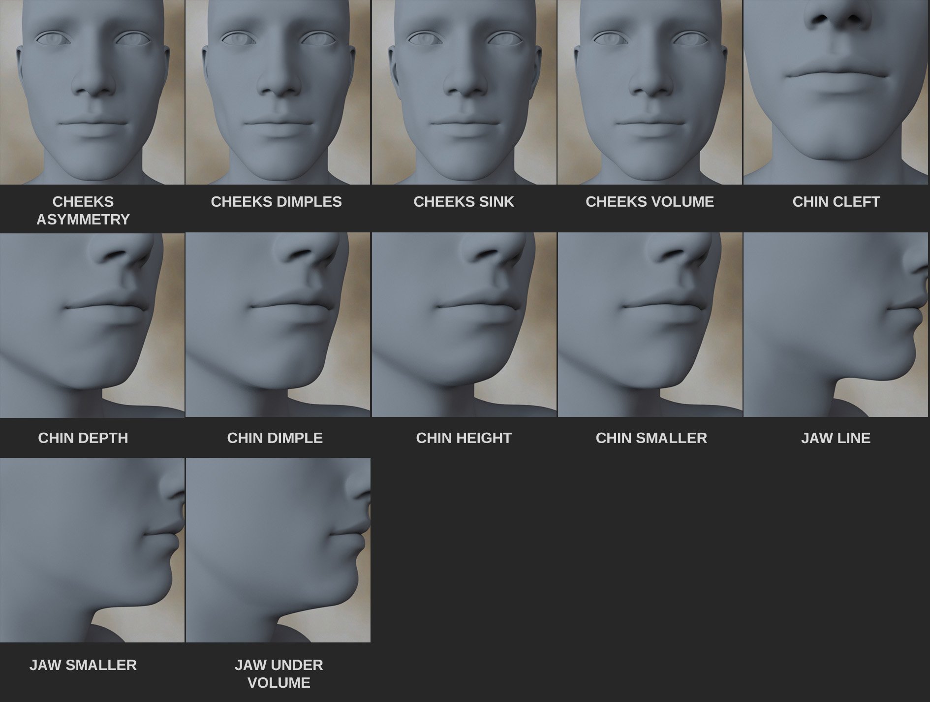 Face Morph Kit for Genesis 8 Male Face Morph Kit for Genesis 8 Male by: SF-Design, 3D Models by Daz 3D