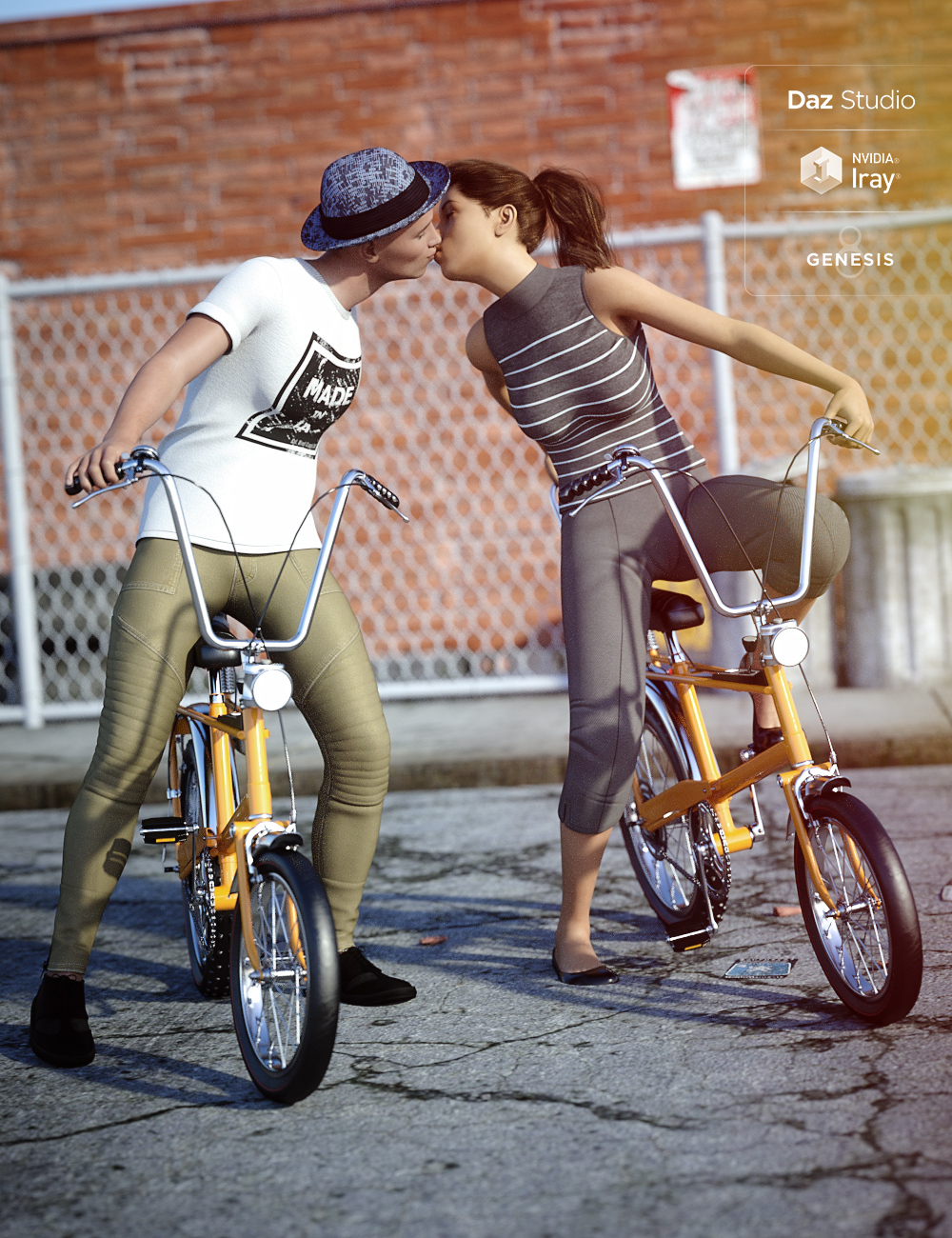 Love on 2 Wheels Poses for Genesis 8 Love on 2 Wheels Poses for Genesis 8 by: FeralFey, 3D Models by Daz 3D