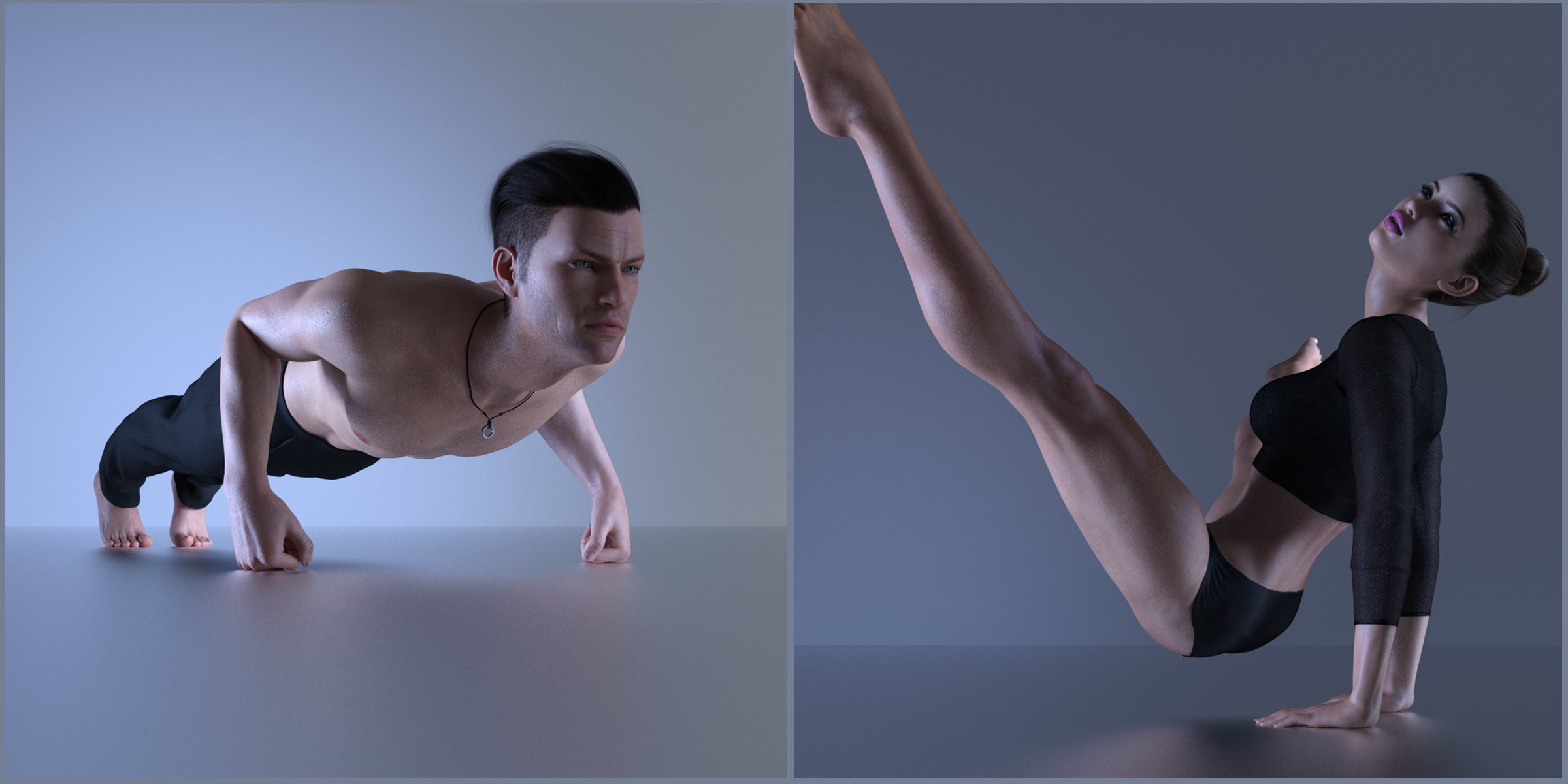 Z Through The Lens - Artistic Poses for Genesis 3 and 8 by: Zeddicuss, 3D Models by Daz 3D