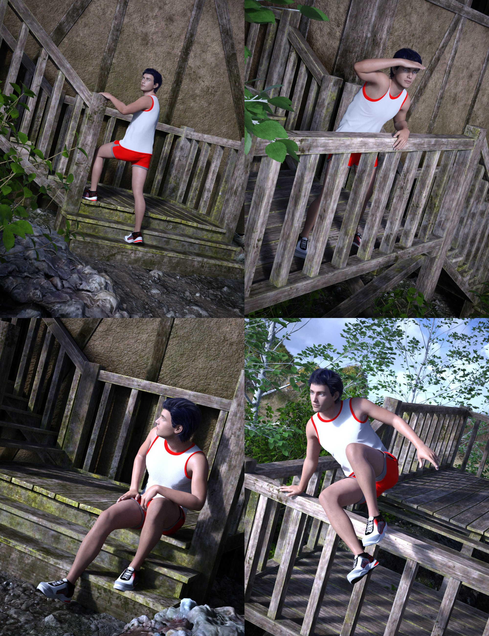 Silverwood Overlook Poses Silverwood Overlook Poses by: Predatron, 3D Models by Daz 3D
