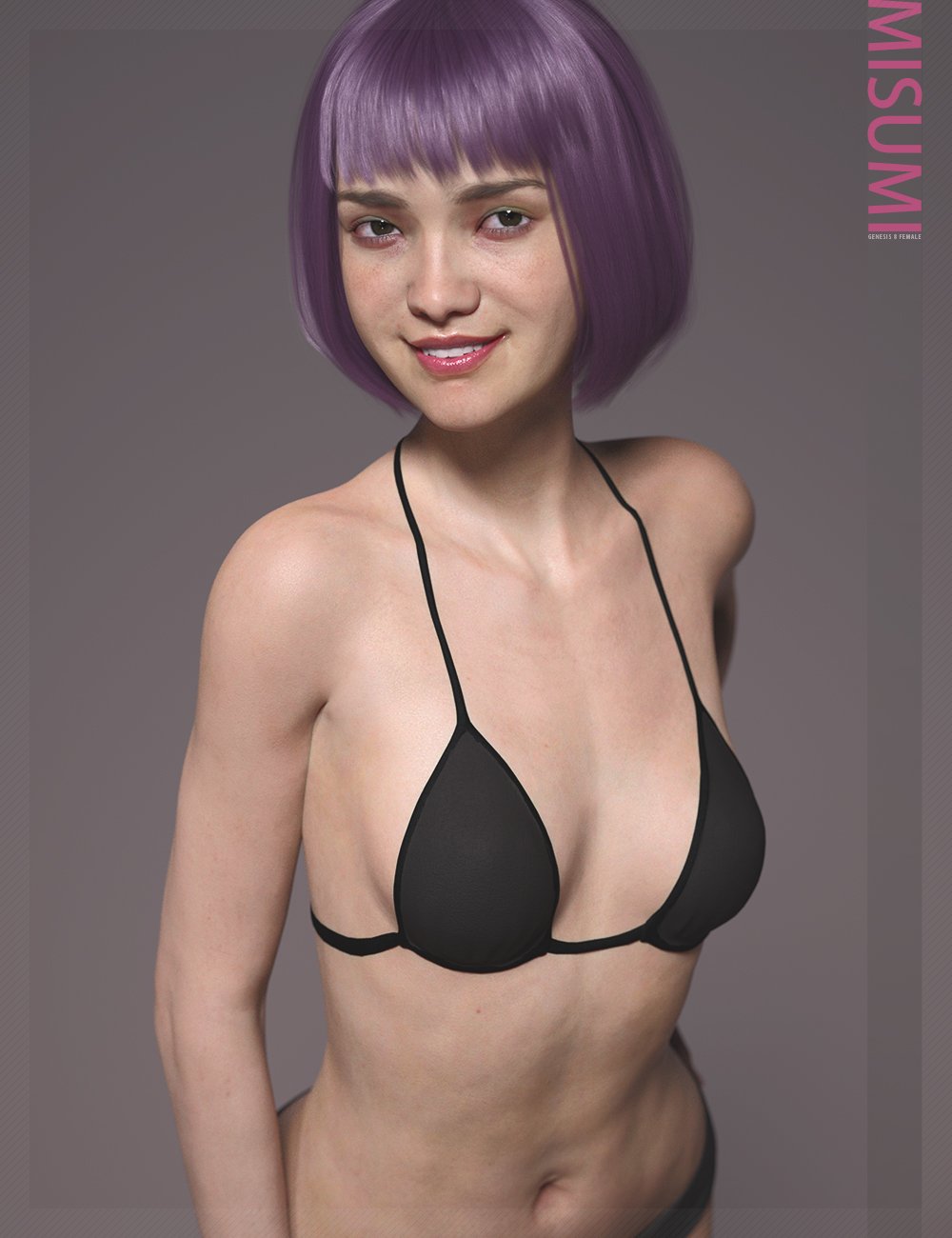 Misumi HD & Signature Smile HD Expression for Genesis 8 Female by: bluejaunte, 3D Models by Daz 3D