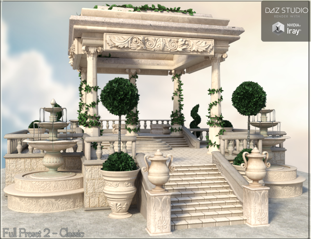 Royal Pavillion by: Nikisatez, 3D Models by Daz 3D