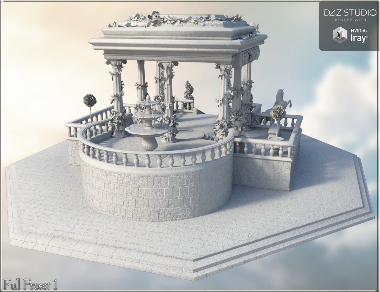 Royal Pavillion by: Nikisatez, 3D Models by Daz 3D