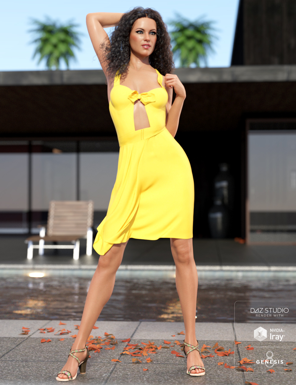 dForce Sundress and Low Heels Outfit for Genesis 8 Female(s) dForce Sundress and Low Heels Outfit for Genesis 8 Female(s) by: Barbara BrundonMoonscape GraphicsSadeUmblefugly, 3D Models by Daz 3D