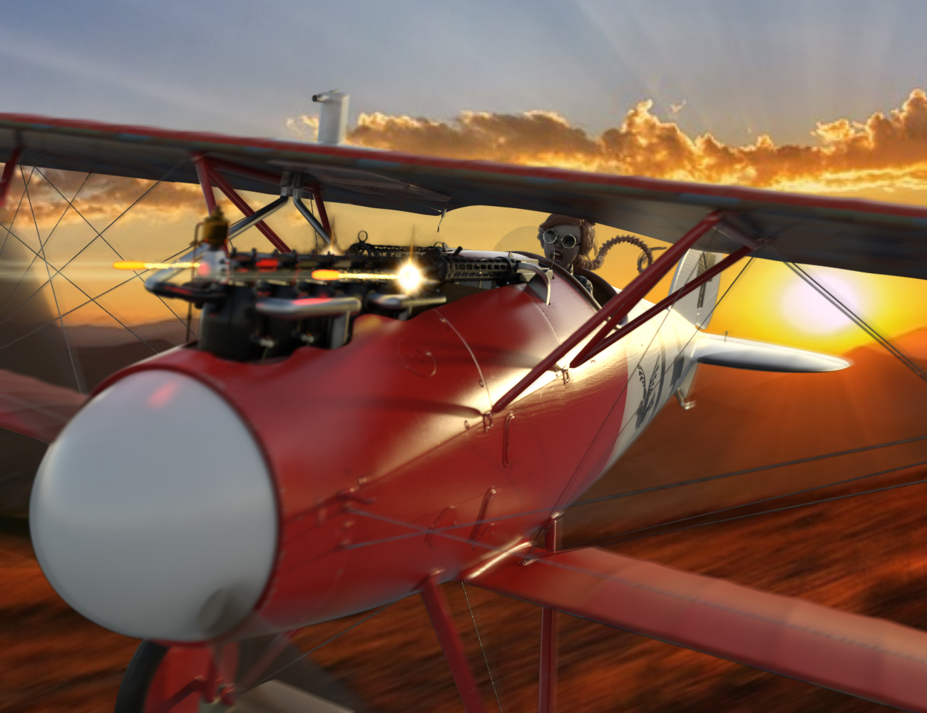 Albatros D.Va WWI Biplane Albatros D.Va WWI Biplane by: Eagle99, 3D Models by Daz 3D
