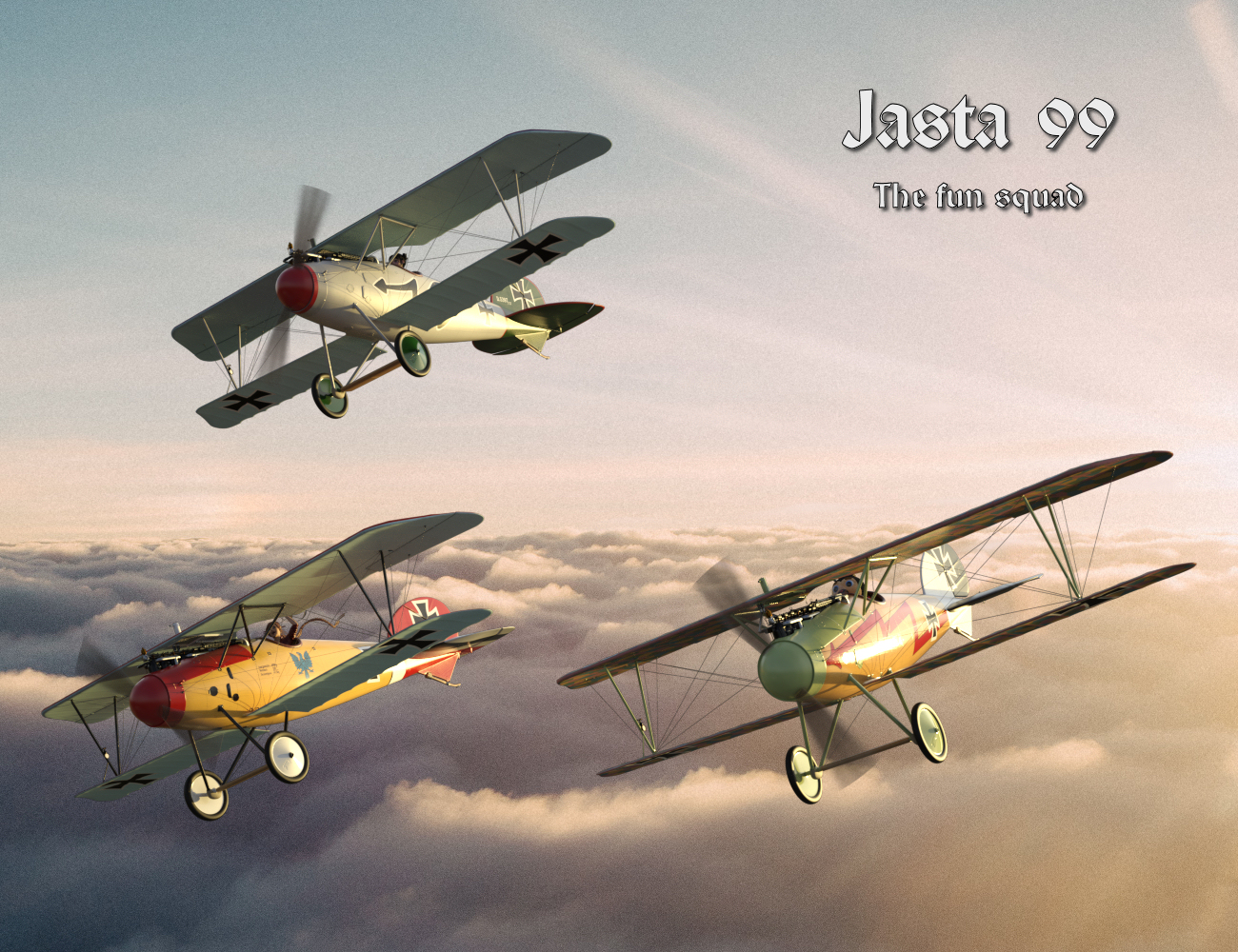 Albatros D.Va WWI Biplane by: Eagle99, 3D Models by Daz 3D