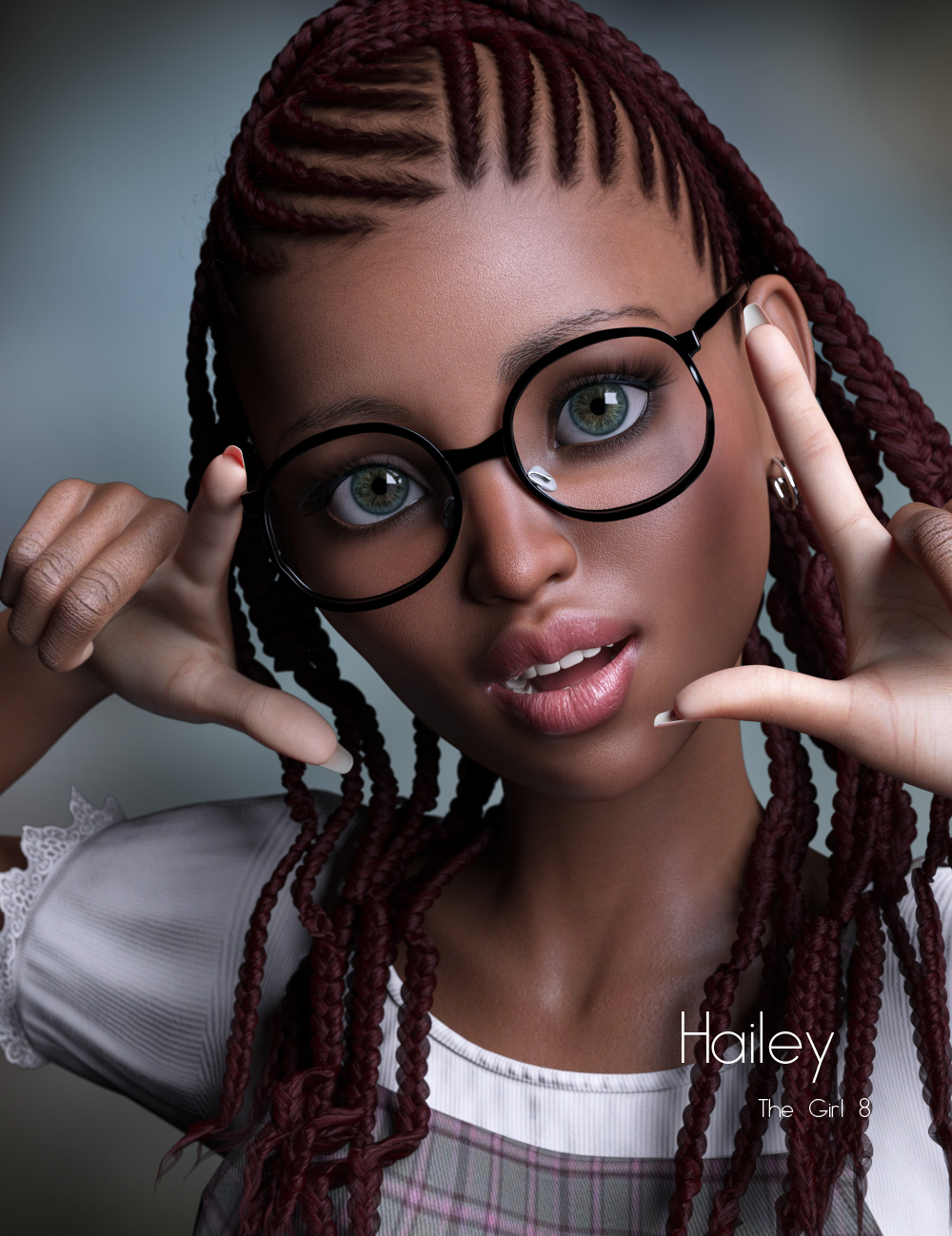 P3D Hailey for The Girl 8 by: P3Design, 3D Models by Daz 3D