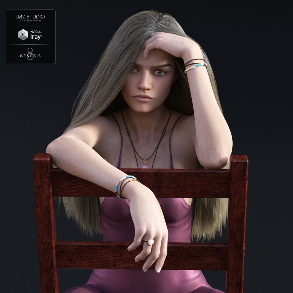 Madonna for Genesis 8 Female by: Mousso, 3D Models by Daz 3D