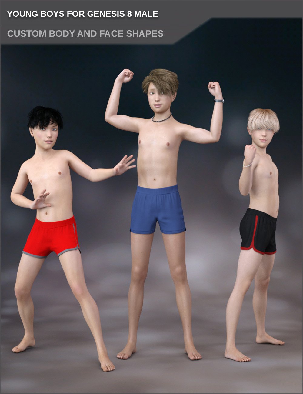 Young Boys For Genesis 8 Male Daz 3d 7587