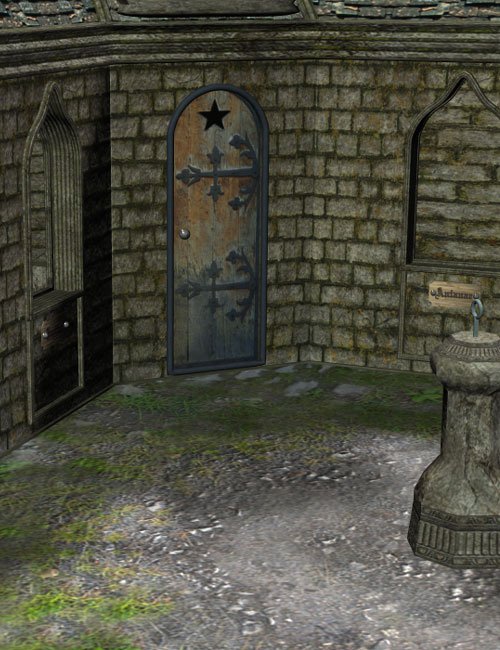 Medieval Village: The Stable by: Nouschka Design, 3D Models by Daz 3D
