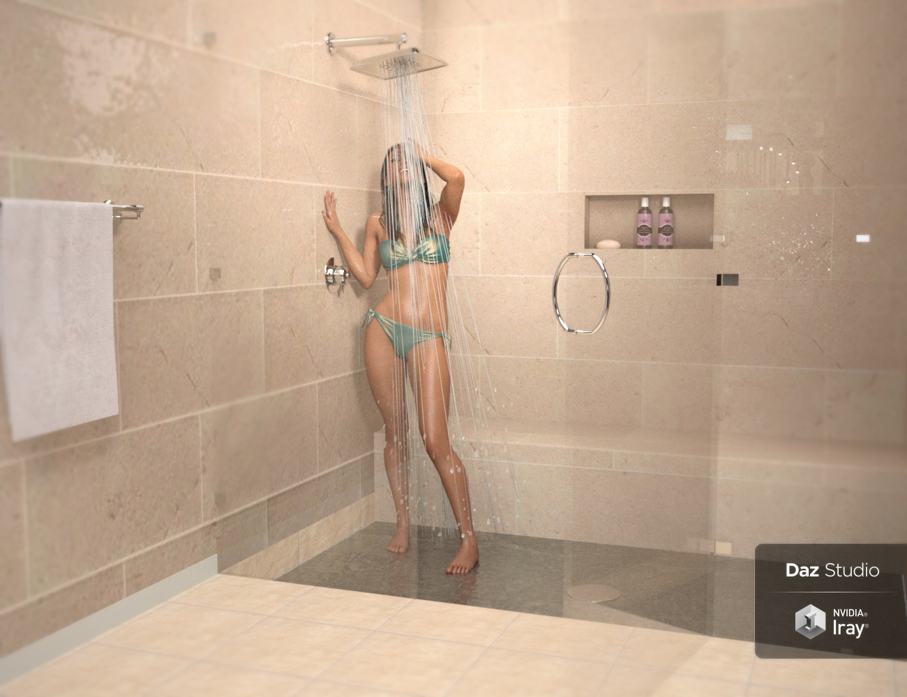IG Luxury Bathroom by: Valery3Di3D_Lotus, 3D Models by Daz 3D