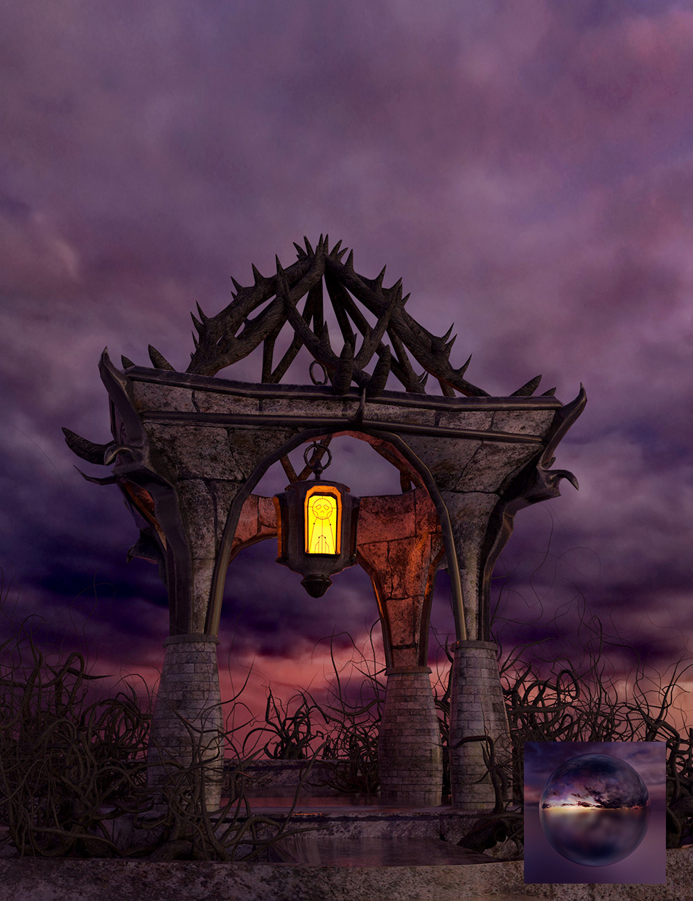 Orestes Iray HDRI Skydomes - Witches Twilight Orestes Iray HDRI Skydomes - Witches Twilight by: Orestes Graphics, 3D Models by Daz 3D