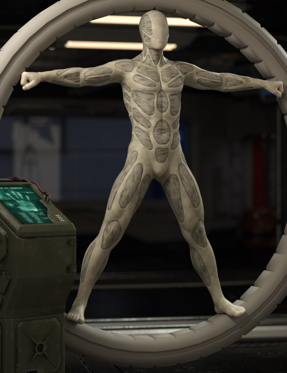 Synthoid Man for Genesis 8 Male