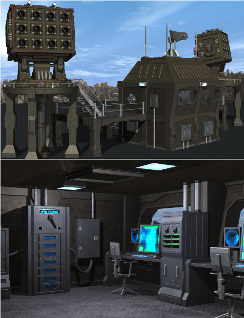 SkyHammer Missile Platform by: Nightshift3D, 3D Models by Daz 3D