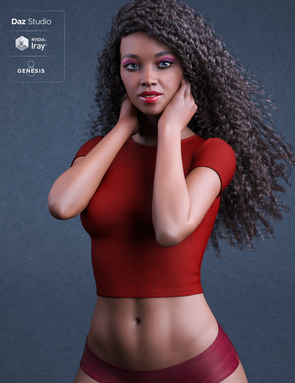 Omari for Genesis 8 Female by: iSourceTextures, 3D Models by Daz 3D