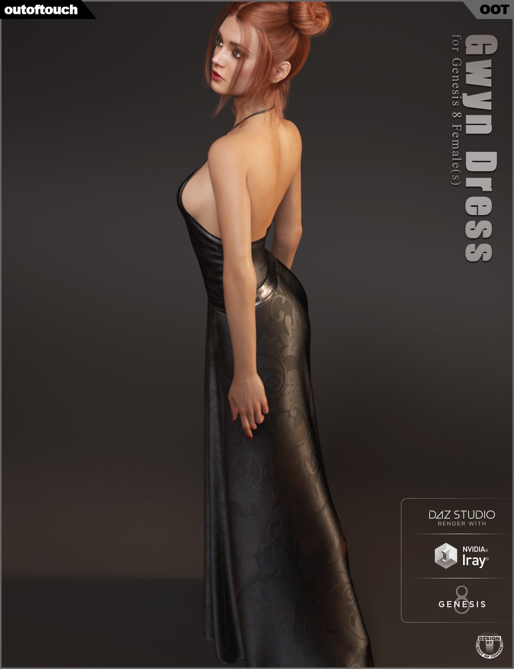 dForce Gwyn Dress for Genesis 8 Female(s) dForce Gwyn Dress for Genesis 8 Female(s) by: outoftouch, 3D Models by Daz 3D