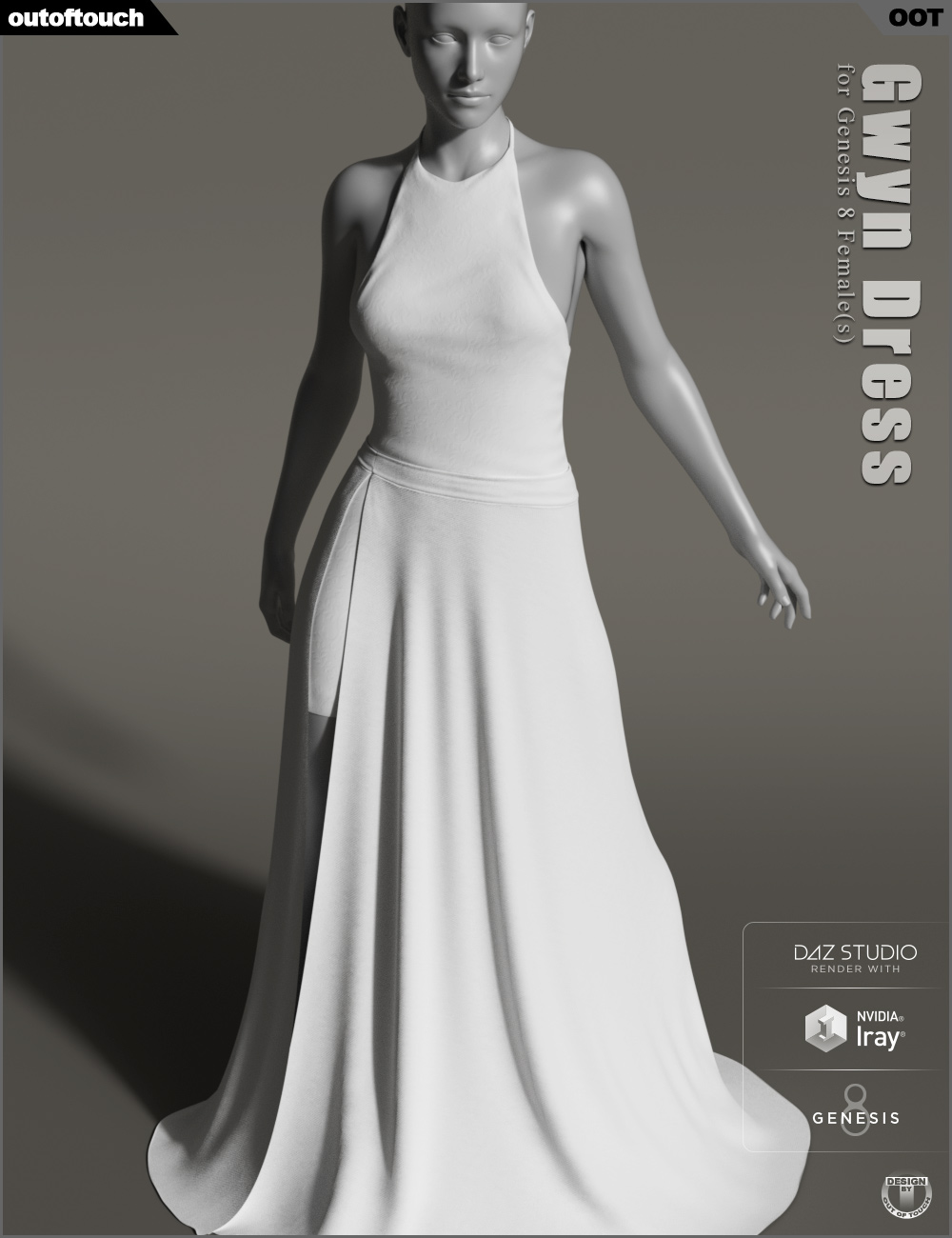 dForce Gwyn Dress for Genesis 8 Female(s) | Daz 3D