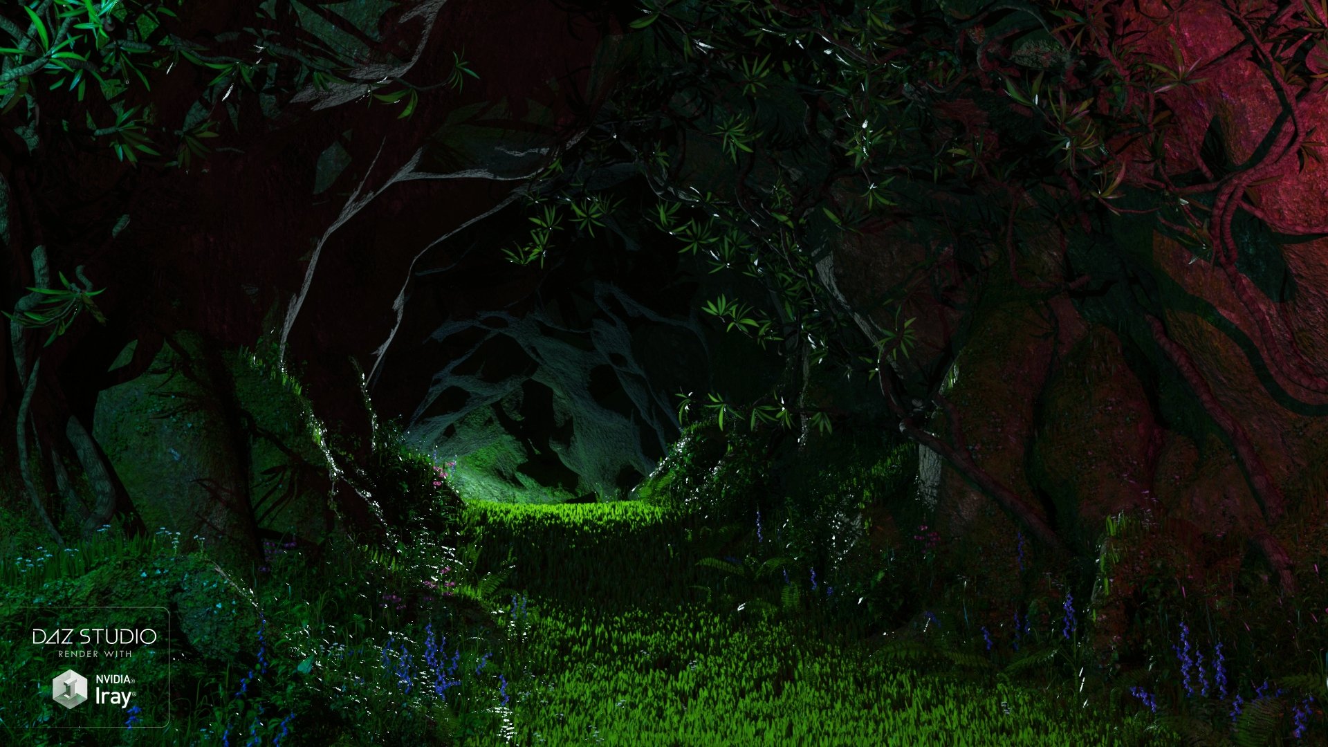 Green Cave Green Cave by: Andrey Pestryakov, 3D Models by Daz 3D