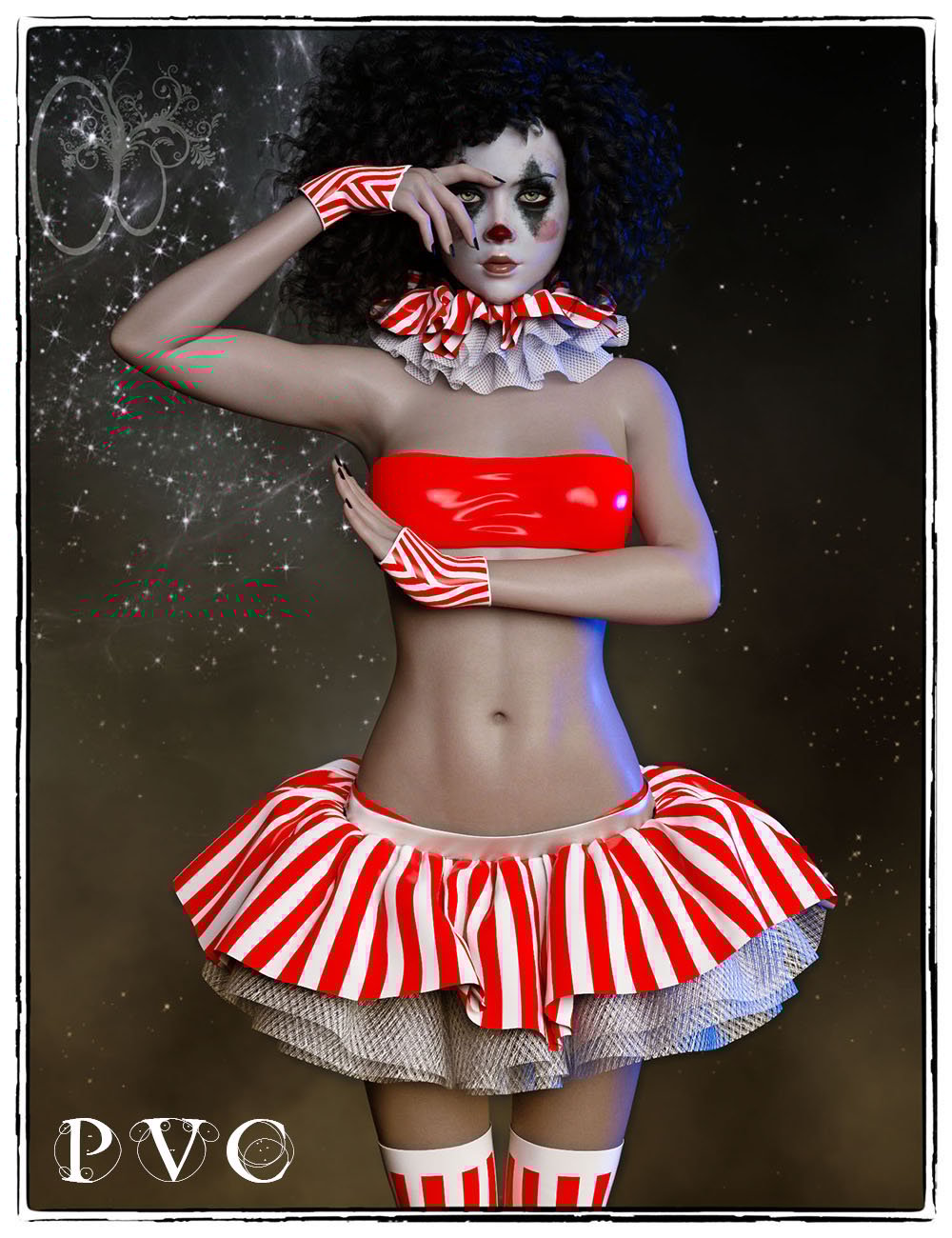 dForce Dark Circus Outfit for Genesis 8 Female(s) dForce Dark Circus Outfit for Genesis 8 Female(s) by: CynderBlue, 3D Models by Daz 3D