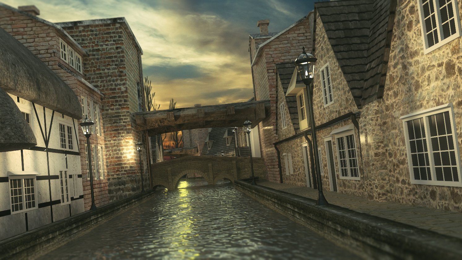 Old London Town by: PerspectX, 3D Models by Daz 3D