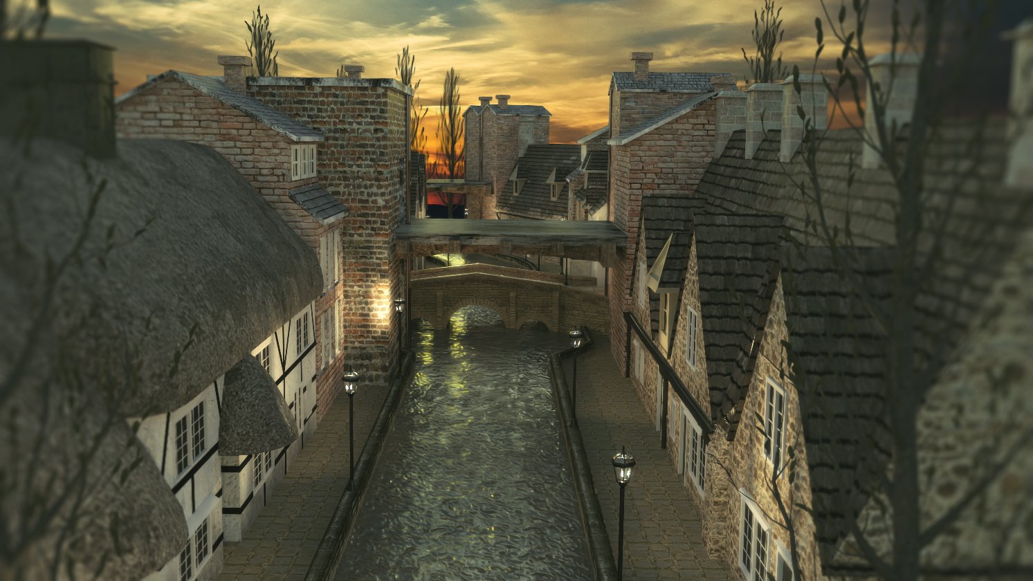 Old London Town by: PerspectX, 3D Models by Daz 3D