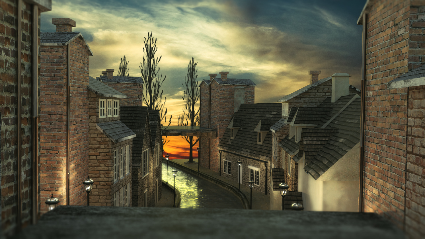 Old London Town Old London Town by: PerspectX, 3D Models by Daz 3D