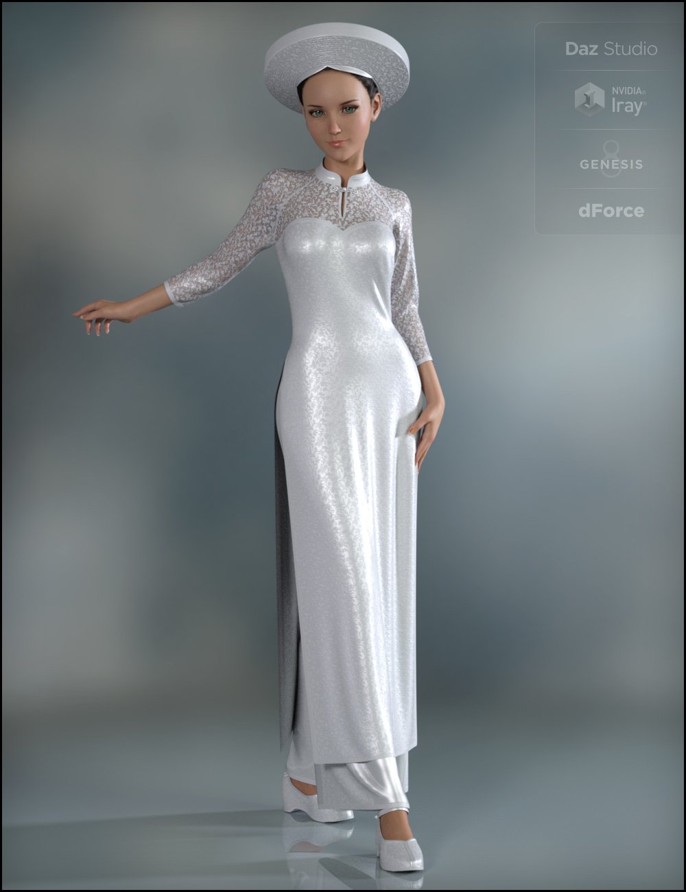 dForce Eastern Elegance for Genesis 8 Female(s) by: Fisty & Darc, 3D Models by Daz 3D