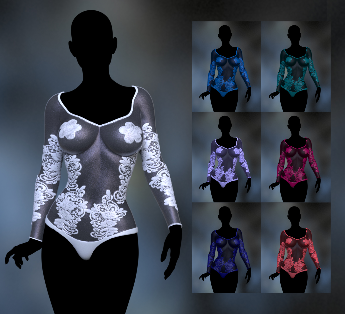 Alana and Bodysuit for Genesis 3 and 8 Female Alana and Bodysuit for Genesis 3 and 8 Female by: AkashaAnain, 3D Models by Daz 3D
