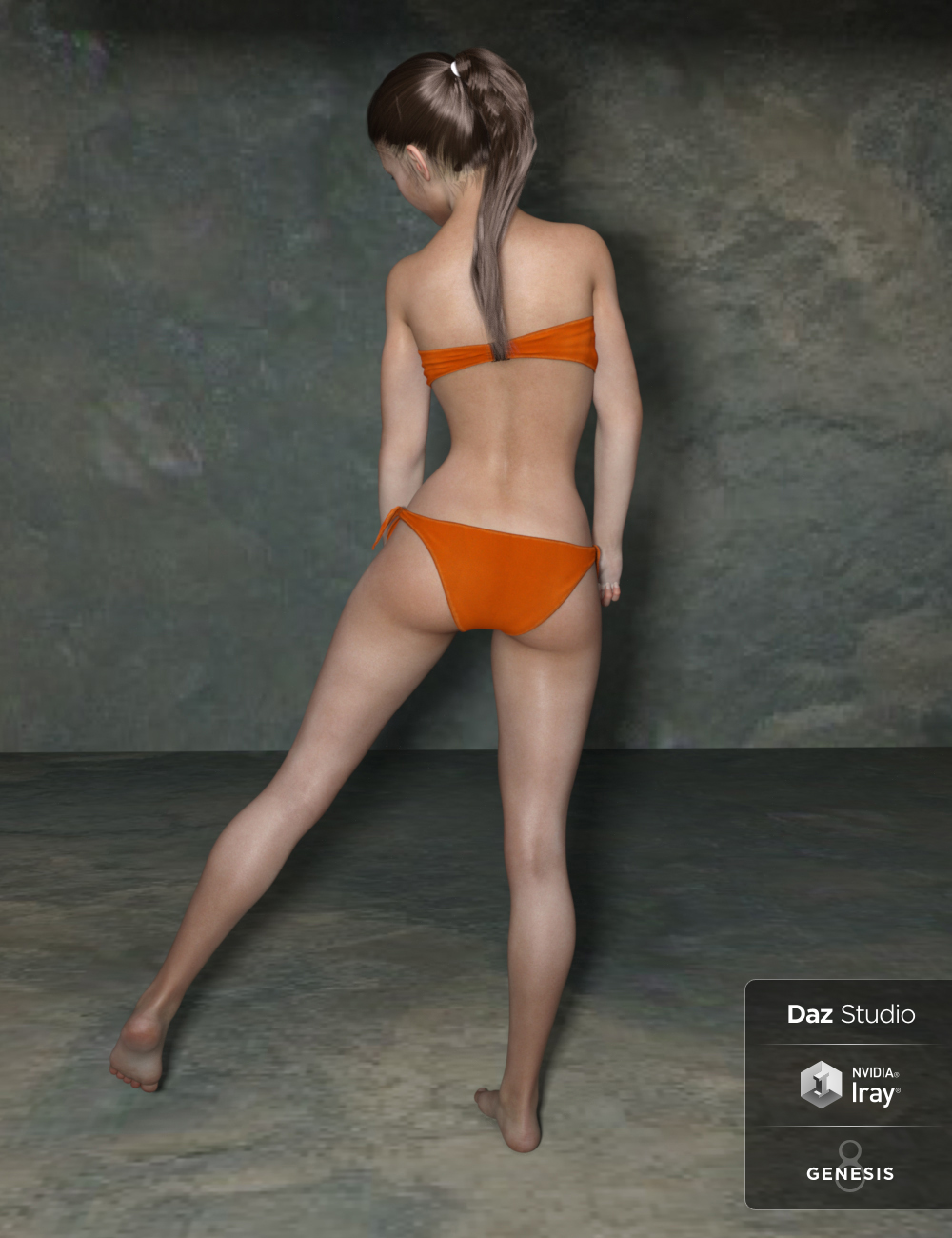Alana and Bodysuit for Genesis 3 and 8 Female by: AkashaAnain, 3D Models by Daz 3D