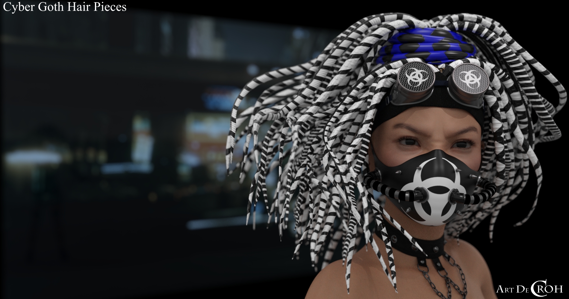 Cyber Goth Hair Pieces for Genesis 8 Female(s) Cyber Goth Hair Pieces for Genesis 8 Female(s) by: Art-de-Croh, 3D Models by Daz 3D