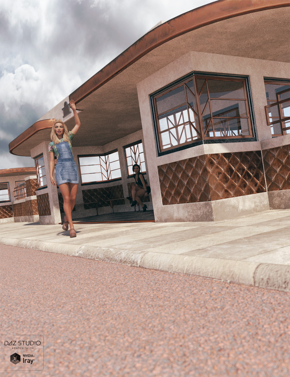 Classy Copper for Deco Bus Stop Classy Copper for Deco Bus Stop by: ForbiddenWhispers, 3D Models by Daz 3D