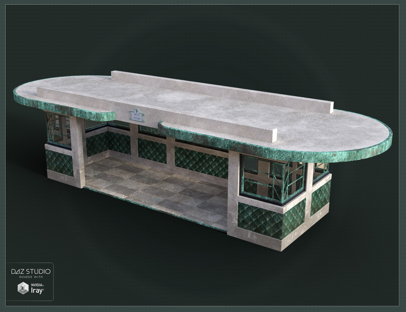 Classy Copper for Deco Bus Stop Classy Copper for Deco Bus Stop by: ForbiddenWhispers, 3D Models by Daz 3D