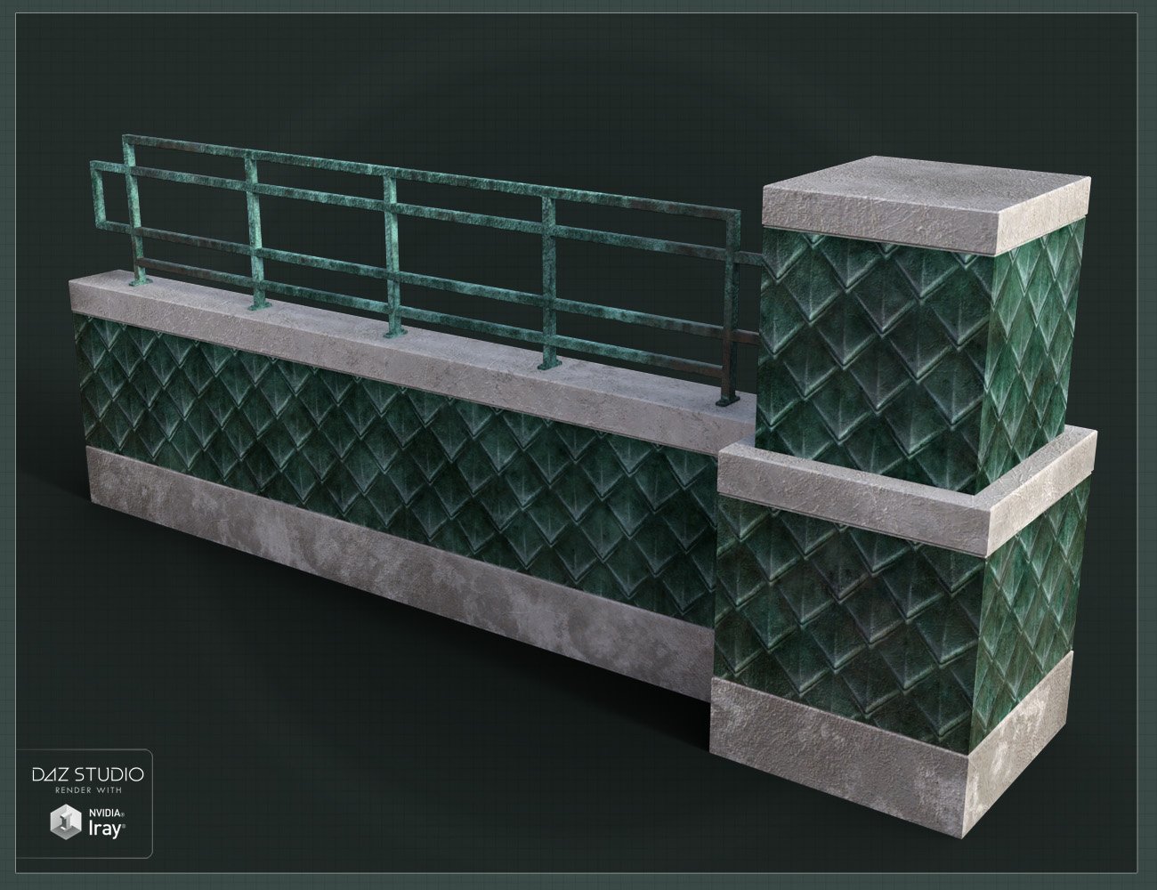 Classy Copper for Deco Bus Stop by: ForbiddenWhispers, 3D Models by Daz 3D