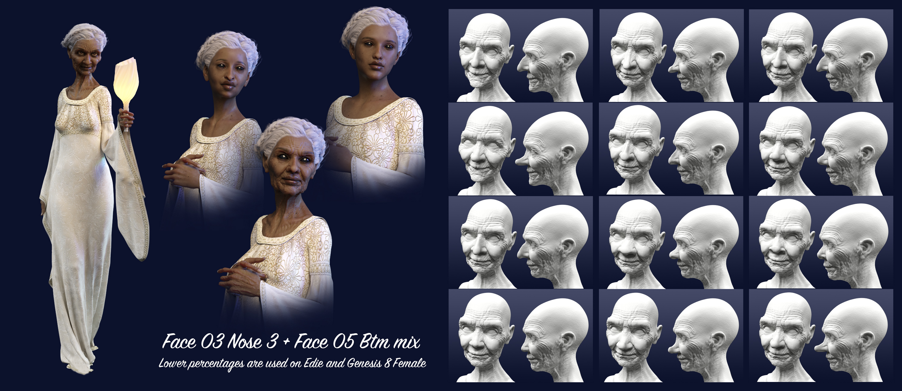 Crone for Etta HD by: Cris Palomino, 3D Models by Daz 3D