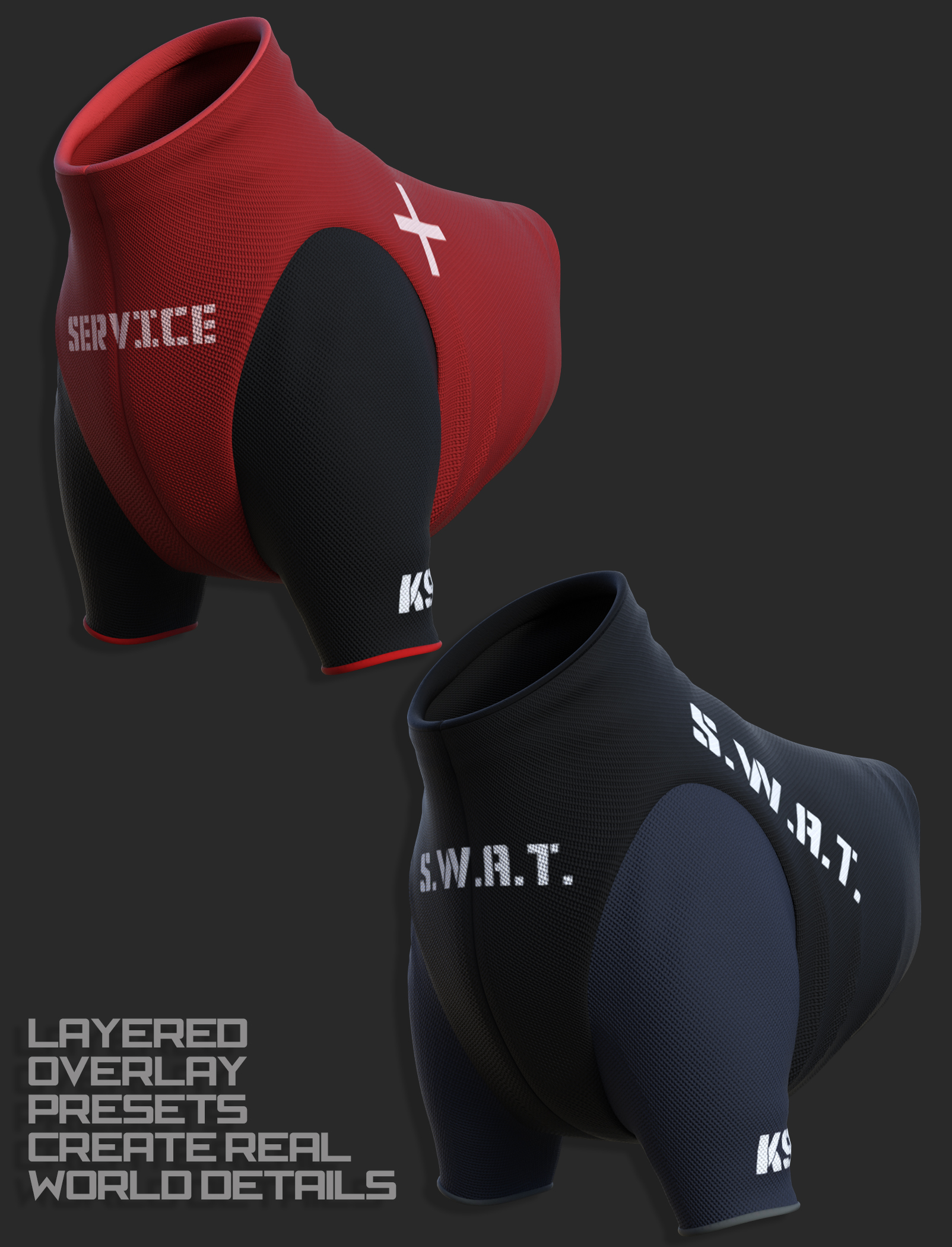 Daz Dog 8 Service Vest Daz Dog 8 Service Vest by: The AntFarm, 3D Models by Daz 3D