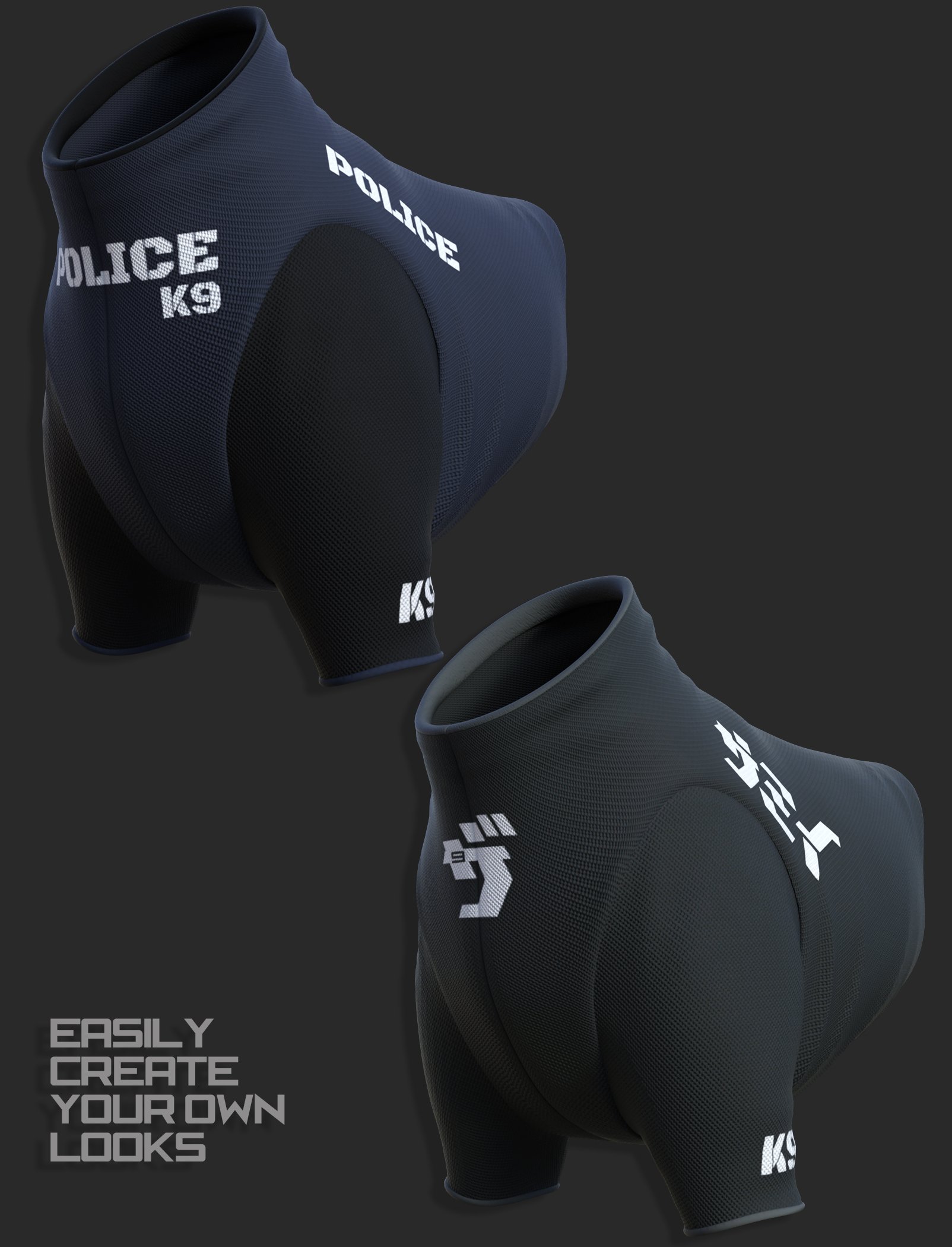 Daz Dog 8 Service Vest Daz Dog 8 Service Vest by: The AntFarm, 3D Models by Daz 3D