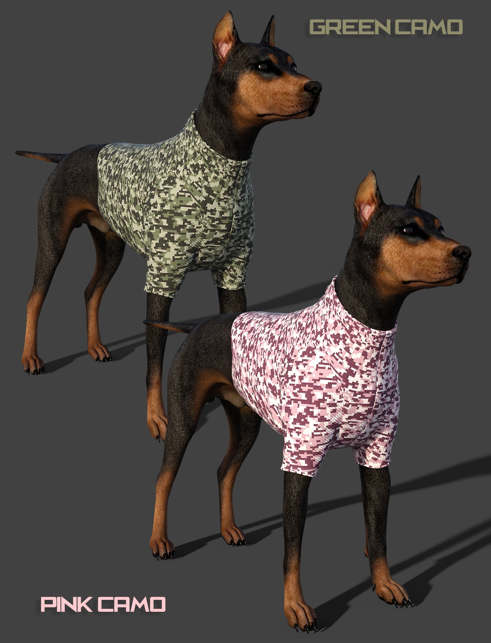 Daz Dog 8 Service Vest Daz Dog 8 Service Vest by: The AntFarm, 3D Models by Daz 3D