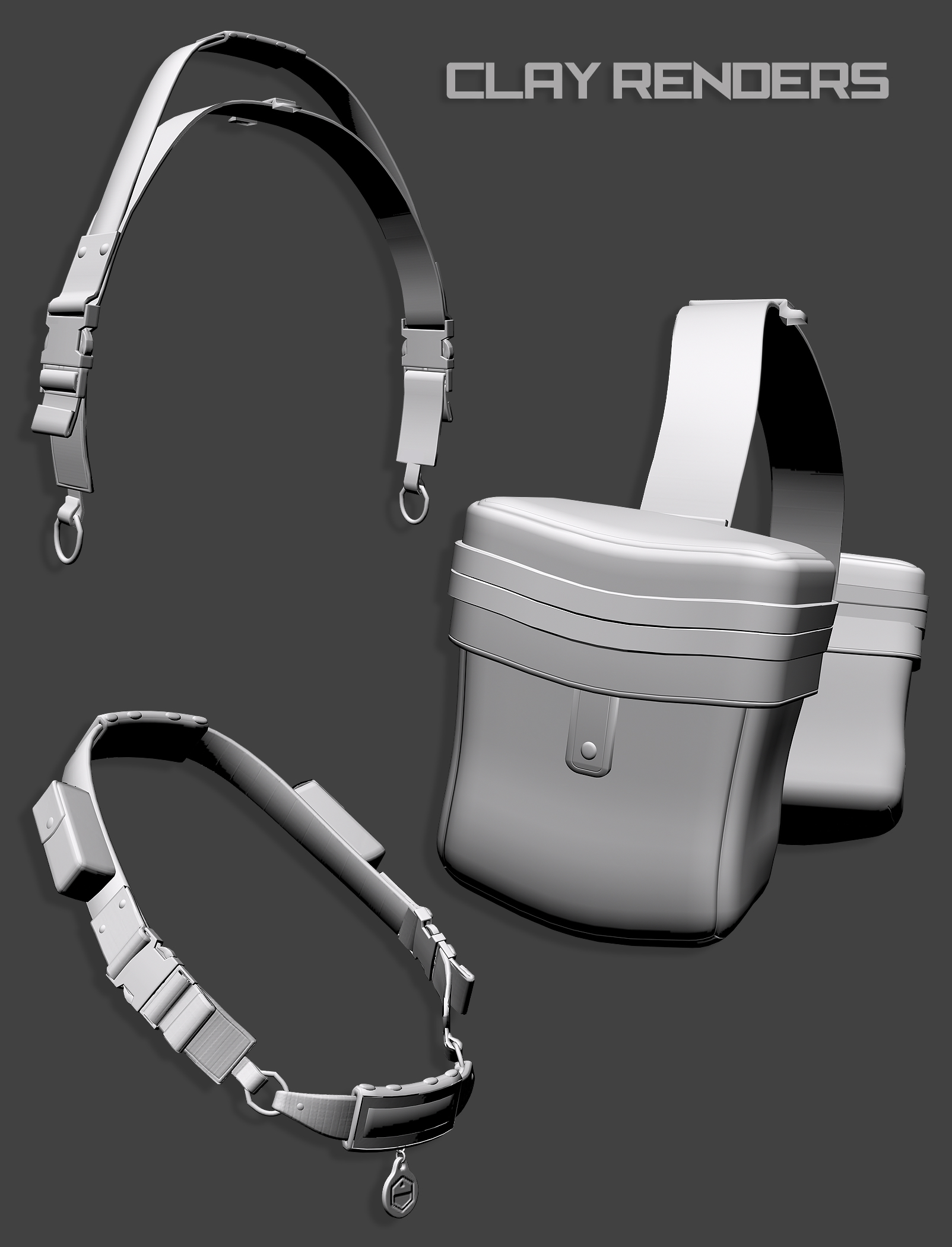 Daz Dog 8 Service Vest by: The AntFarm, 3D Models by Daz 3D