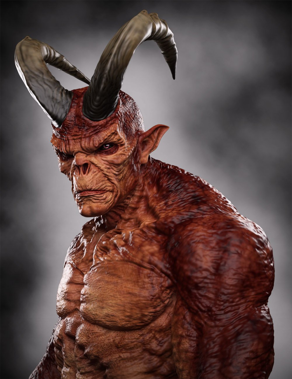 Demon HD for Genesis 8 Male by: Josh Crockett, 3D Models by Daz 3D