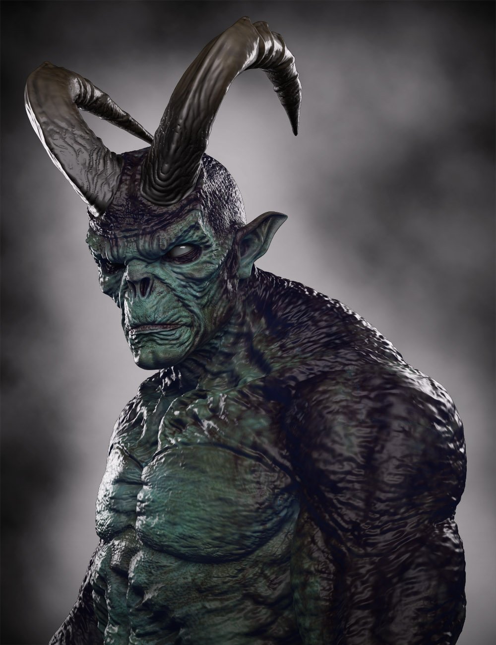 Demon HD for Genesis 8 Male by: Josh Crockett, 3D Models by Daz 3D